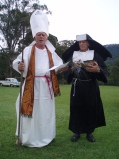 The Reverend Peter and Sister Cumandthumpus