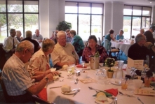 Members enjoying the 2009 Christmas Party
